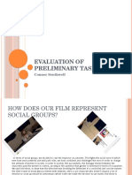 Evaluation of Preliminary Task