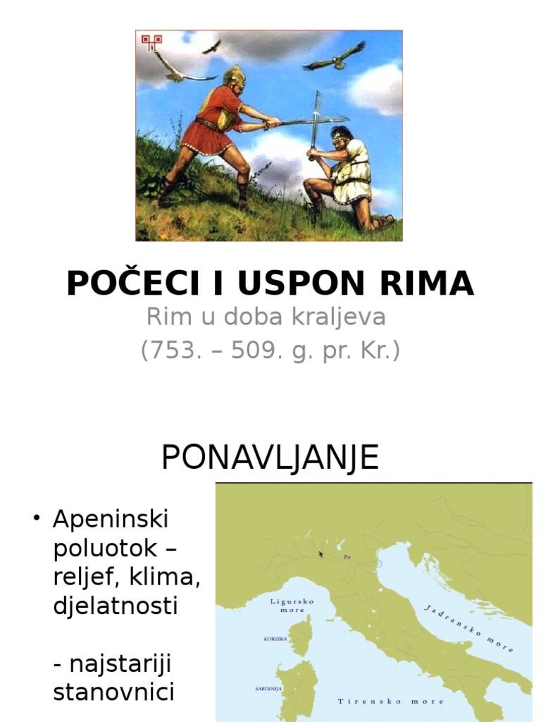 Počeci I Uspon Rima | PDF