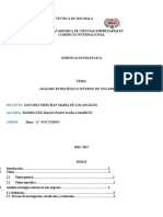 Analisis Estrategico Interno de Una Empresa