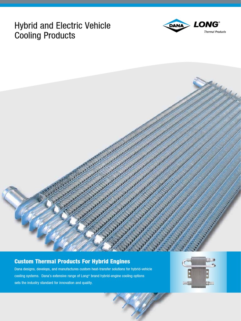 Hybrid and Electric Vehicle Cooling Products | PDF | Battery ...
