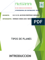 Tiipos de Planes