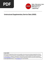 Unstructured Supplementary Service Data (USSD)