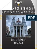 Sejarah Perkembangan Arsitektur Mancanegara-Gereja Blenduk Semarang