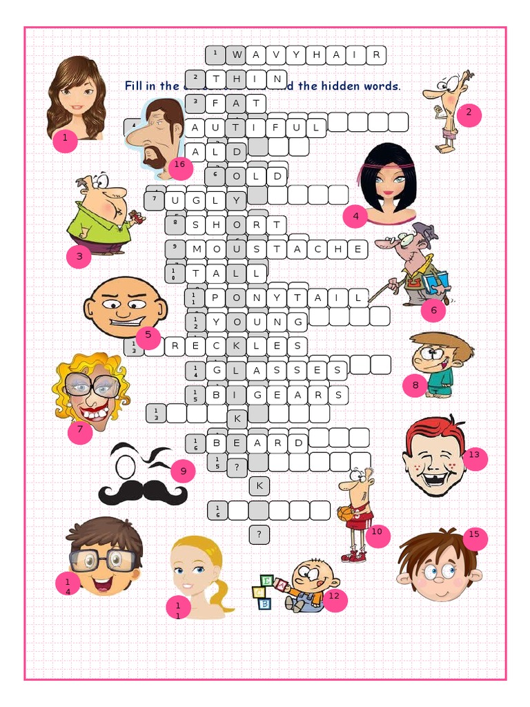 Appearance Crossword Puzzle PDF
