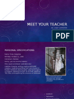 Meet Your Teacher