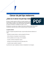 Cancer de La Piel Melanoma