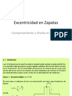 Excentricidad en Zapatas