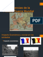 Diapositivas Consecuencias de La Primera Guerra Mundial