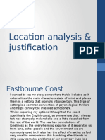Location Analysis Justification