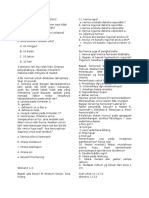 Soal Hari I Dan II Blok 2.6 Metabolic