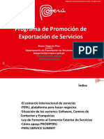 Promoción de Exportación de Servicios