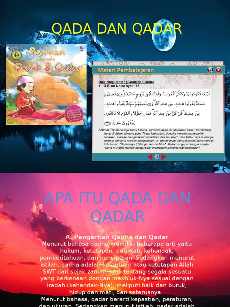 Qada Dan Qadar  PDF