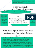 How to Solve Difficult Adjustments and Journal Entries in Financial Accounts