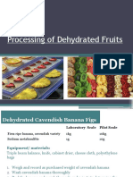 Processing of Dehydrated Fruits