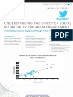 Case Study Understanding The Effect of Social Media On TV Program Engagement