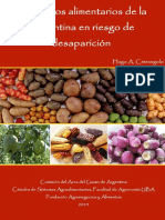 Productos Alimentarios de La Argentina en Riesgo de Desaparicion