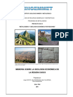 2011 GE33 Memoria Geologia Economica Cusco