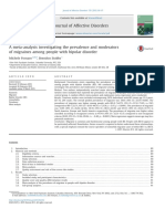 A Meta-Analysis Investigating the Prevalence and Moderators of Migraines Among People With Bipolar Disorder