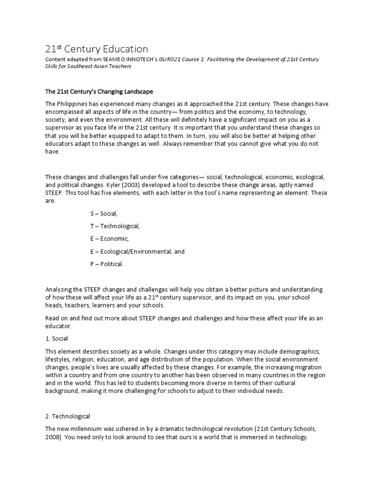 21st Century Skills for Educators | PDF | Learning | Educational Technology