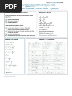 O Level Additional Maths Notes