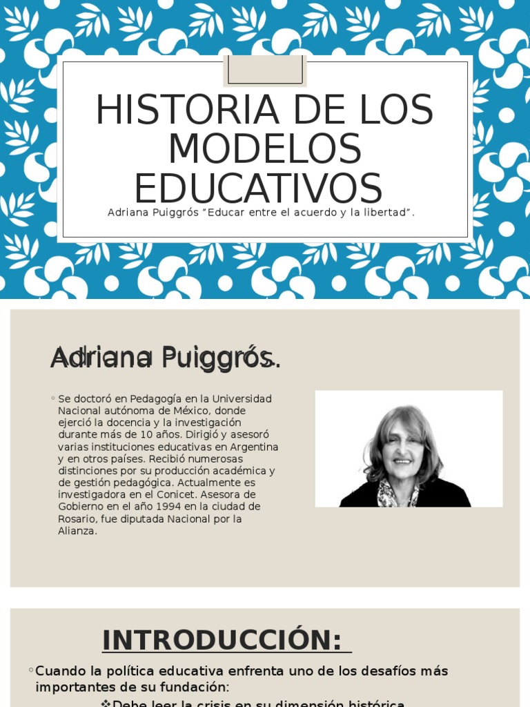 Historia de Los Modelos Educativos | PDF | Sociedad | Democracia