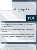International Logistics Introduction