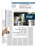 DeLillo Zero K Paolo Mastrolilli La Stampa