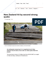 New Zealand Hit by Second Strong Quake - BBC News