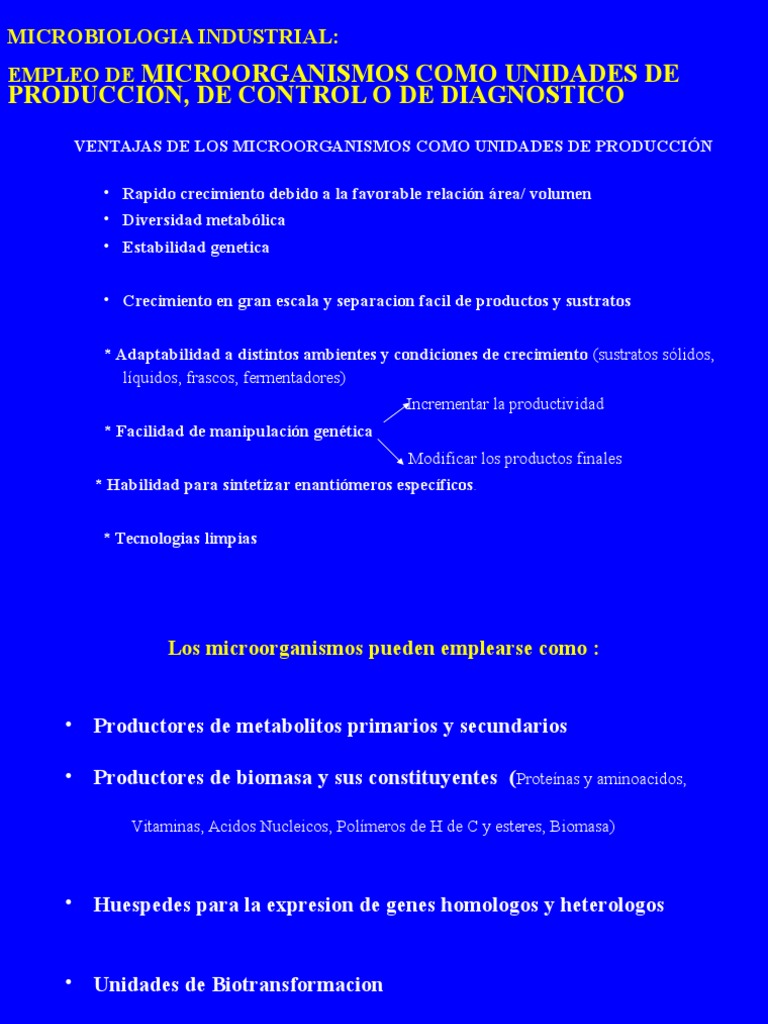 Microorganismos en La Industria Farmaceutica | PDF | ADN recombinante ...
