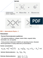 EDC 1 - Semiconductor Physics - 2