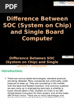 Difference Between SOC and Single Board Computer Ppt1