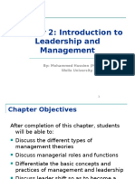 Chapter 2 - Leadership and Management