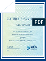 Certificate Ofcompletion: Fariza Binti Zahari