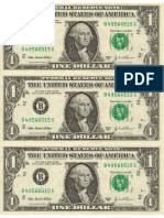 Dollar Bill (For Origami) PDF