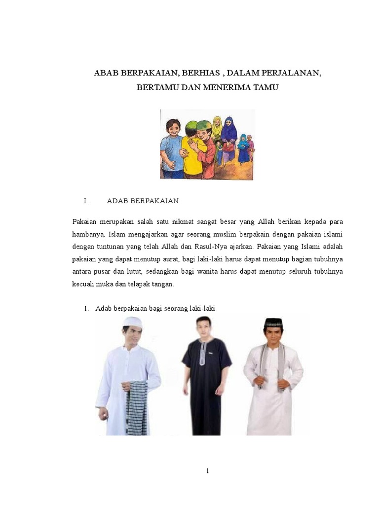 Adab Berpakaian Pdf