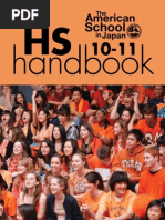 Download ASIJ High School Handbook 2010-11 by The American School in Japan SN33101008 doc pdf