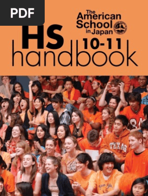 ASIJ High School Handbook 2010-11