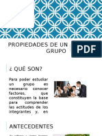 Propiedades de Un Grupo