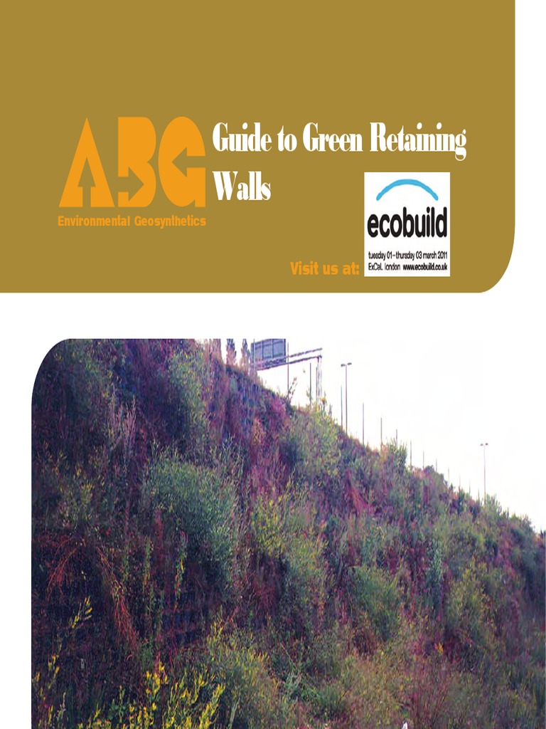 ABG Green Retaining Wall Guide | PDF | Deep Foundation | Building