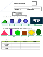 Evaluación de Matemática 2d 3d Adecuada