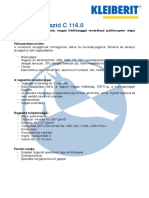 Kleiberit Kontaktragaszto C1160 PDF