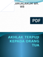 Aklhak Kepada Orang Tua