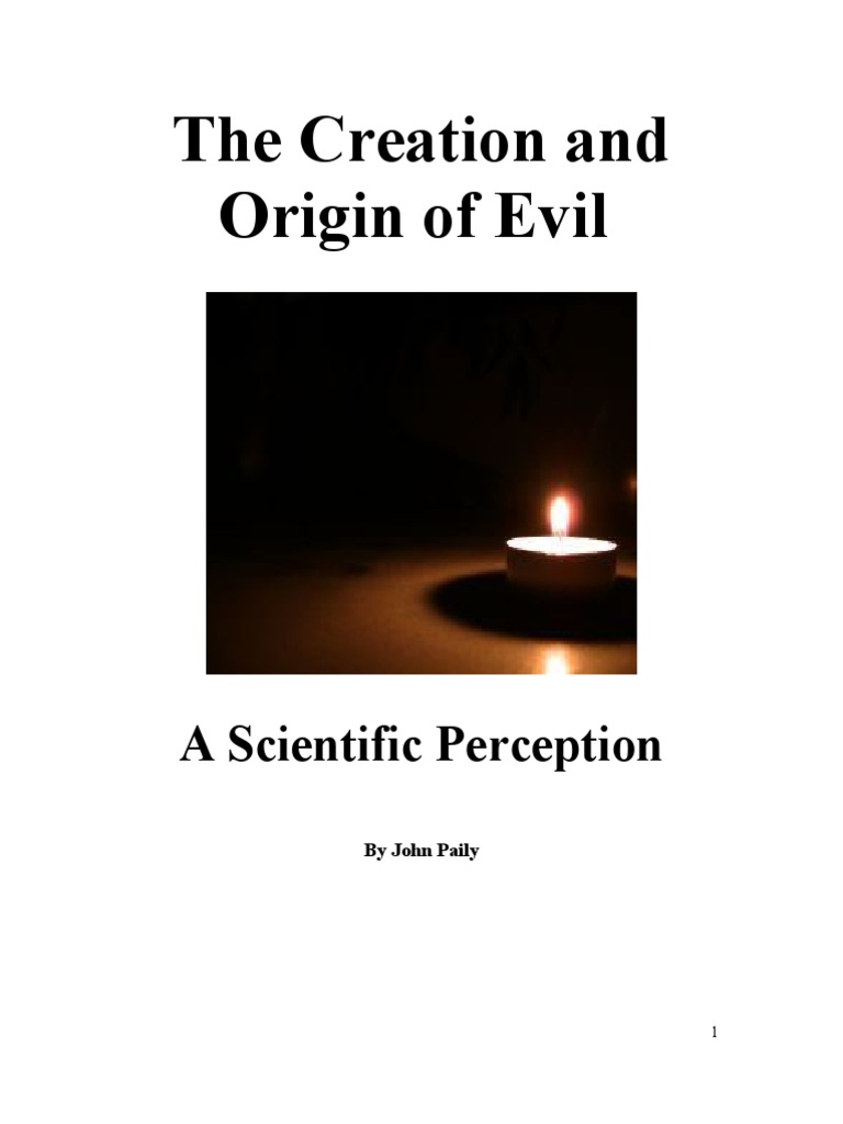 Creation and Origin of Evil PDF Adam And Eve Soul