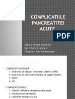 Prezentare Complicatii Pancreatita ACUTA