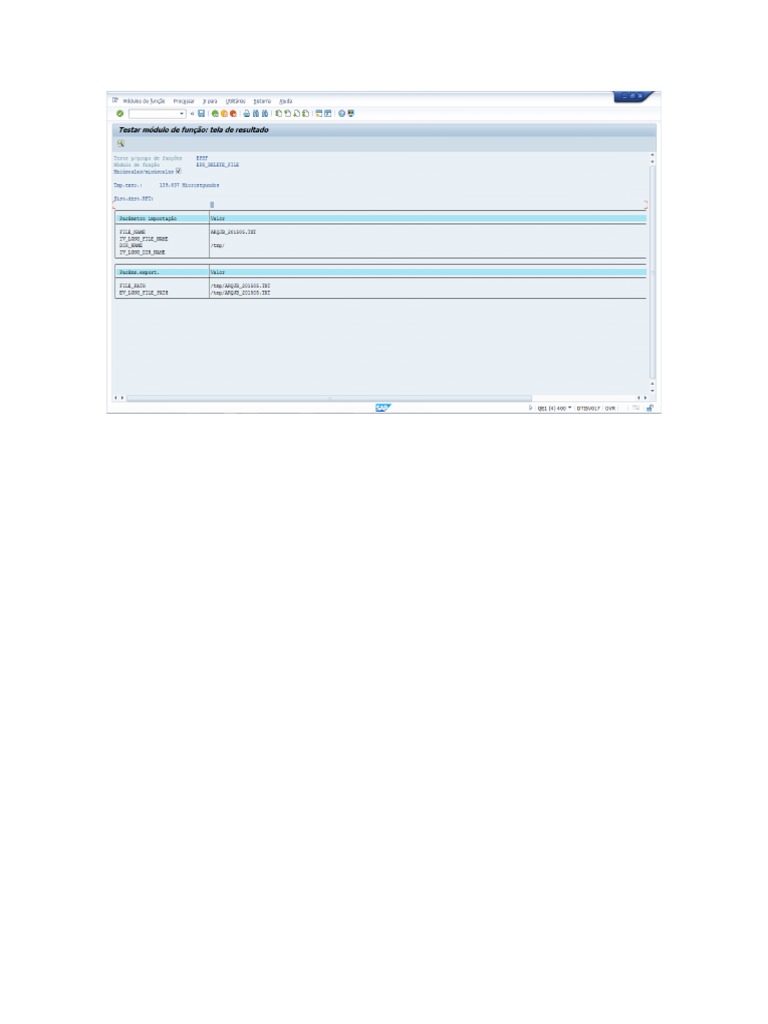 SAP Deletar - Arquivo - Al11 | PDF
