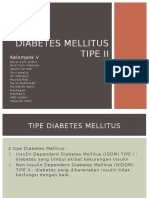 Diabetes Mellitus Tipe Ii: Kelompok V
