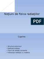 Noţiuni de Fizica Radiaţiilor