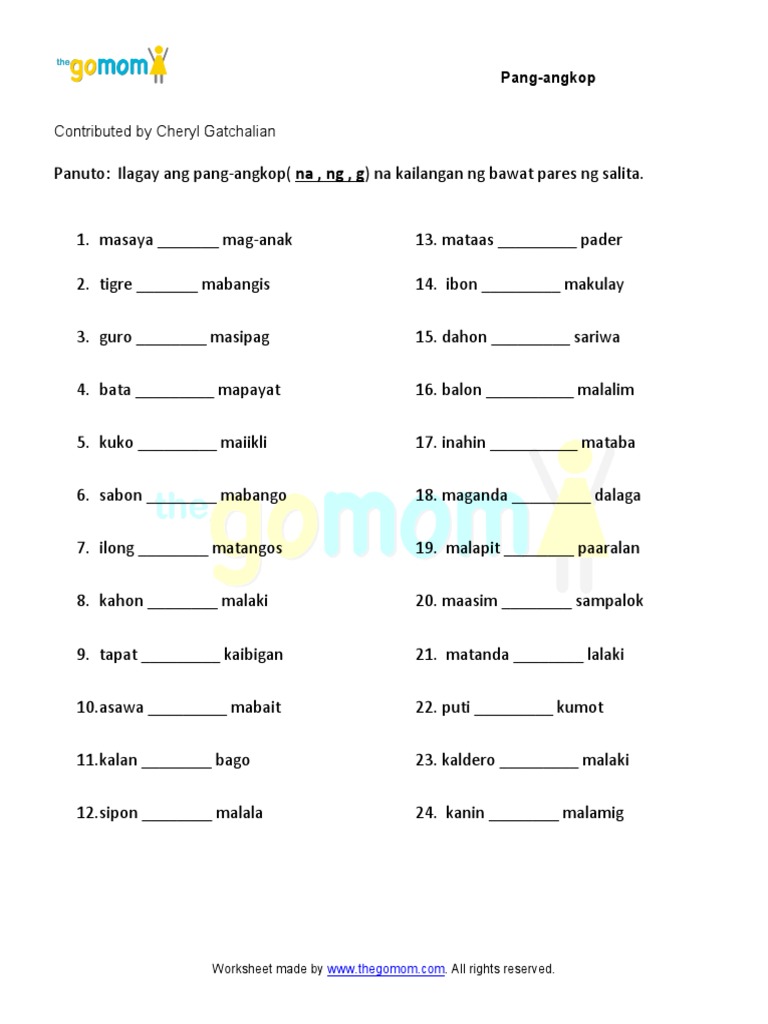 Pang Angkop | PDF