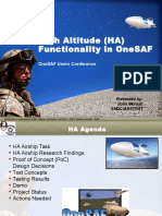 1045 - High Altitude (HA) Functionality in OneSAF UC09 - Morash