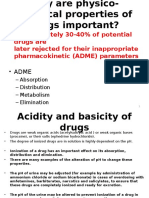 Physico-Chemical Properties of Drugs